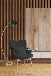 Opviq Hilal Eskitme Lambader Retro 3 Cabezales Dorado y Negro